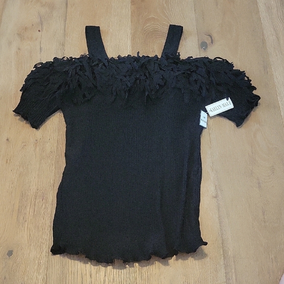 NWT Kaelyn Max II Black Plus Size 3x Top New - Picture 1 of 7